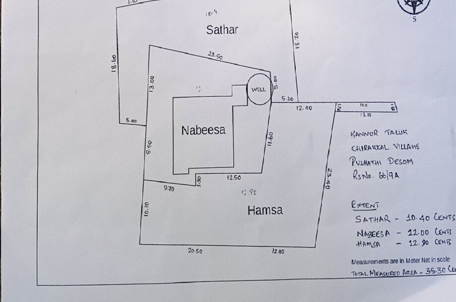 ചിറക്കൽ പഞ്ചായത്ത് പുതിയതെരു 35.5 സെൻറ് സ്ഥലം വിൽപ്പനയ്ക്ക്-3
